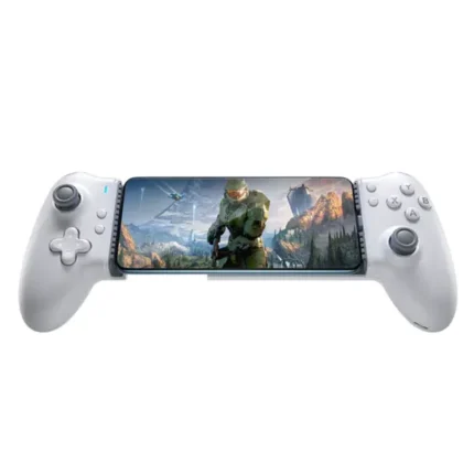 EasySMX M15 Type-C Mobile Gaming Controller For Android and iPhone 15 With Hall Effect sticks White