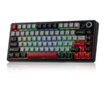 AULA F75 MAX Tri-Mode Wireless Gasket Mechanical Keyboard with TFT Screen and Knob - Image 5