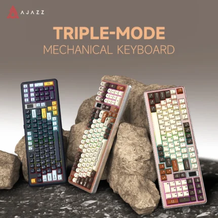 Ajazz AC100 LCD Aluminium Alloy Tri-Mode Mechanical Keyboard