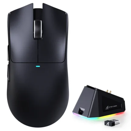 Attack Shark X11 63g PAW3311 22000DPI Tri-Mode Wireless Gaming Mouse with RGB Charging DOCK