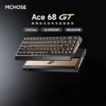 MCHOSE Ace 68 GT Full-Aluminum Esports Hall Effect Keyboard-black gold