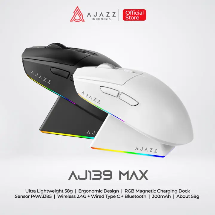 AJAZZ AJ139 MAX Tri-mode Gaming Mouse