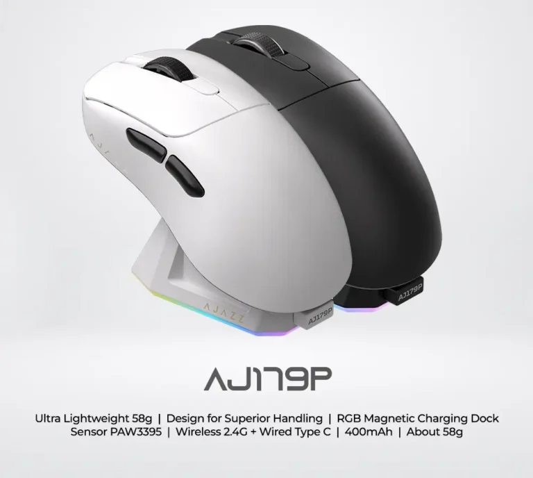 Ajazz AJ179 Dual Mode Gaming Mouse