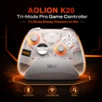 AOLION K20 TMR Wireless Controller with Charging Dock