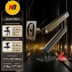 NB North Bayou A3 Mechanical Spring Ergonomic Monitor Arm - Image 2