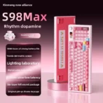 Xinmeng S98 MAX Dual 8Khz 12000mAh Tri-Mode Gasket-Mounted E-Sports Magnetic Keyboard with Knob & Dot Matrix Display - Image 7