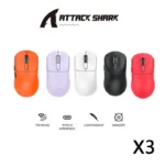 ATTACK SHARK X3 49g Wireless Gaming Mouse Tri-Mode