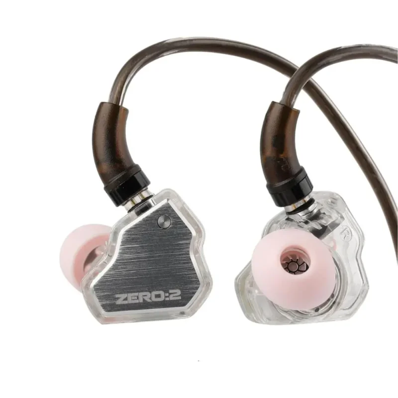 7HZ x Crinacle Zero 2 IEM Earphones Dual-Cavity Dynamic Driver-Silver