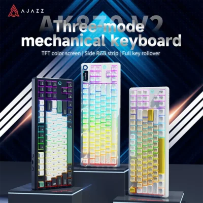 AJAZZ AK870 V2 Hot-Swappable Mechanical Keyboard