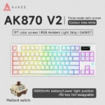 AJAZZ AK870 V2- White Contour