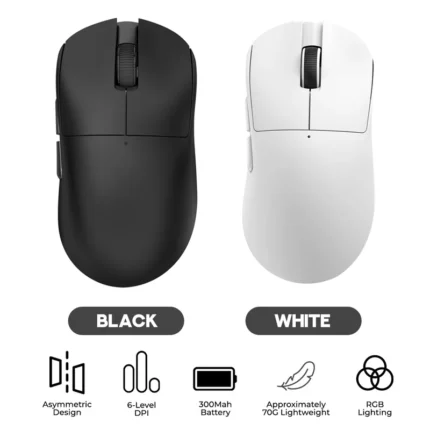 AJAZZ NJ08 MC Tri-Mode Wireless Gaming Mouse