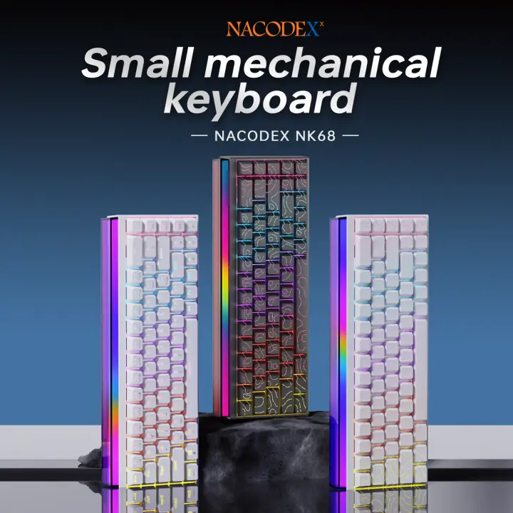 AJAZZ NK68 Wired RGB Hot Swappable Mechanical Keyboard