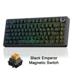 AULA F75 HE Hall Effect Wireless Keyboard- Black Contour