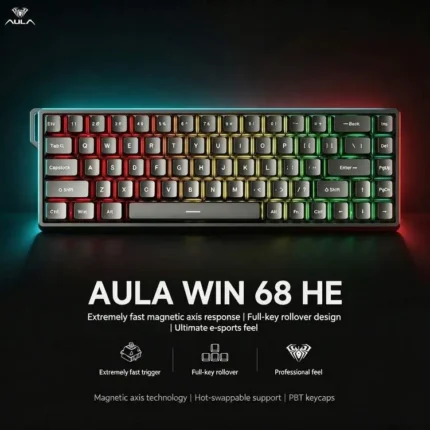 AULA WIN68 HE 8K Wired Hall Effect Gaming Keyboard