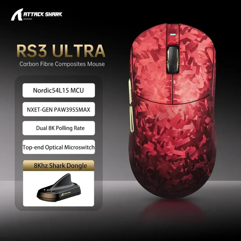 ATTACK SHARK RS3 ULTRA Carbon Fiber Wireless