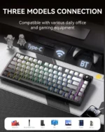 LEOBOG Hi75C Pro Tri-Mode Aluminium Mechanical Keyboard-Black Gradient