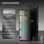 Xinmeng M87 Lite Tri-Mode Wireless Gasket RGB Mechanical Keyboard-Moonlit Night
