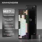 Xinmeng M87 Lite Tri-Mode Wireless Gasket RGB Mechanical Keyboard-sweet cool powder