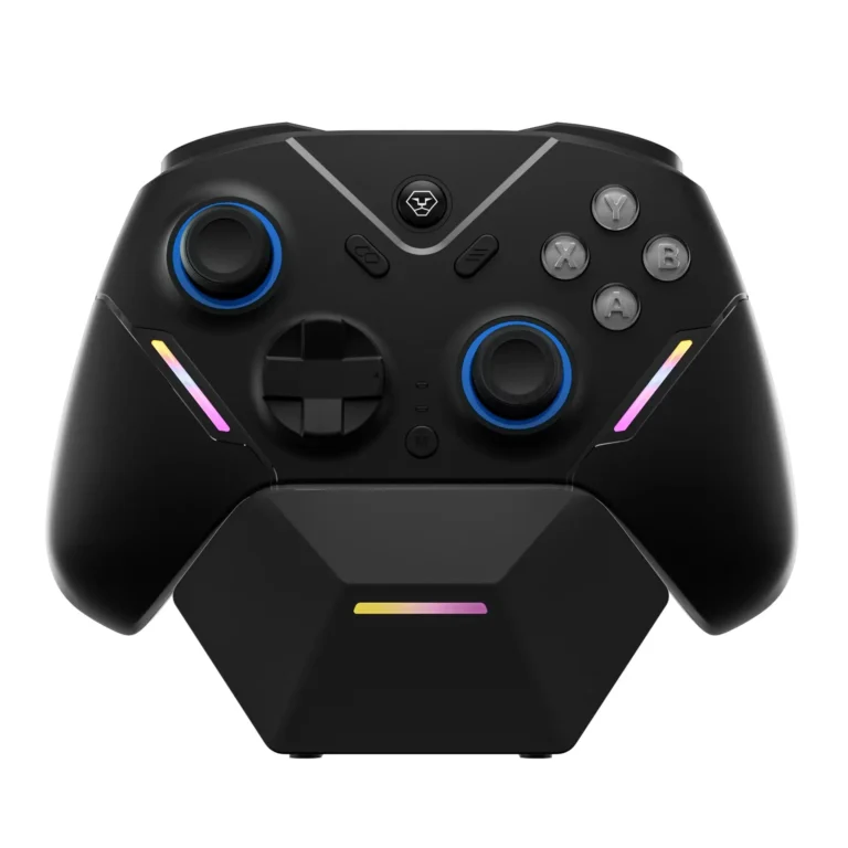 AOLION N35 Tri-Mode Hall Effect Wireless Controller with Charging DOCK-Black