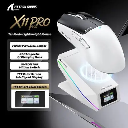 Attack Shark X11 PRO V2 Gaming Mouse
