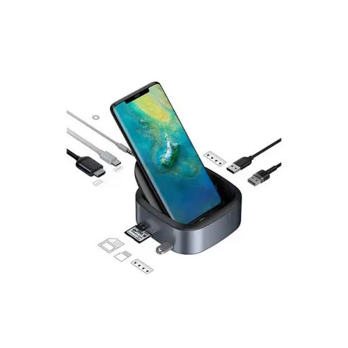 Baseus 8 in 1 Type-C Phone HUB Multi USB C Docking Station