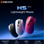 EWEADN H5 PRO Lightweight Tri-mode Gaming Mouse