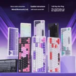 LINGBAO K87 Tri-Mode Mechanical Keyboard