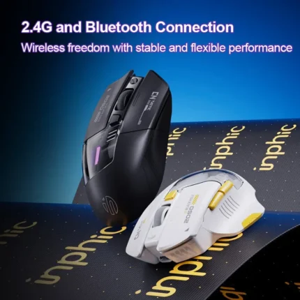 Inphic A9 V2 Bluetooth and 2.4G Wireless Mouse