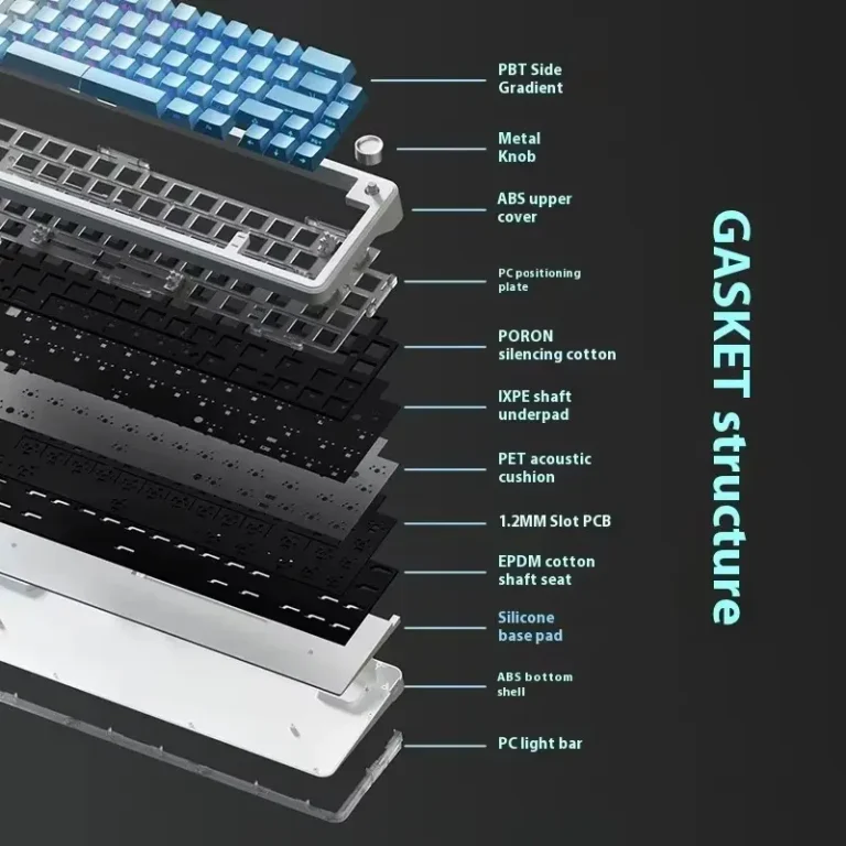 Weikav WK68 Tri Mode Mechanical Keyboard- Spces