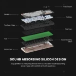 FANTECH ATOM PRO96 MK914 MECHANICAL GAMING KEYBOARD - STELLAR EDITION - Image 8