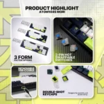 FANTECH ATOM104S MK878S MORI EDITION MECHANICAL GAMING KEYBOARD - Image 3