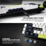 FANTECH ATOM104S MK878S MORI EDITION MECHANICAL GAMING KEYBOARD - Image 7