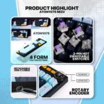 FANTECH ATOM107S MK893S MECHANICAL GAMING KEYBOARD MIZU EDITION - Image 4