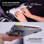 FANTECH MK877S ATOM87S Mechanical Gaming Keyboard - Image 8