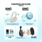 FANTECH WH07A GO FLOW ANC WIRELESS HEADSET - Image 2