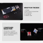 Fantech MK875V2 ATOM 81 RGB Wired Mechanical Gaming Keyboard MIZU EDITION - Image 6