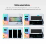 FANTECH ATOM PRO63 MK912 MECHANICAL GAMING KEYBOARD - STELLAR EDITION - Image 6