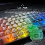 FANTECH K515 SHIKARI RGB Transparent Keycaps Gaming Keyboard - Image 5