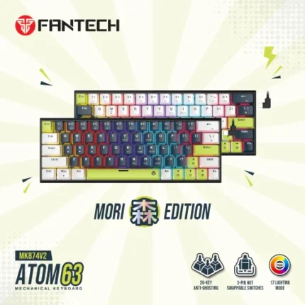 FANTECH ATOM63 MK874V2 MECHANICAL KEYBOARD MORI EDITION