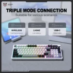 Onikuma MT902 RGB Tri-Mode Wireless Membrane Keyboard - Image 5