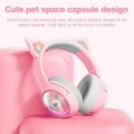 Onikuma B5 RGB Cat Ear Wireless Gaming Headset - Image 6