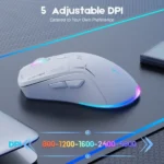 ONIKUMA CW917 RGB Dual Mode Wired + 2.4GHz Wireless Mouse - Image 5