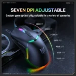 ONIKUMA CW928 Tri-Mode 2.4Ghz Gaming Mouse - Image 7