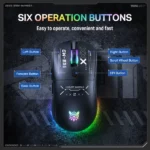 ONIKUMA CW935 Tri-Mode Wireless Gaming Mouse - Image 6