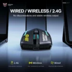 ONIKUMA DM06 Tri-Mode RGB Wireless Gaming Mouse - Image 5