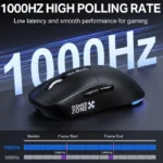 ONIKUMA DM07 24000DPI Tri-mode Mouse with RGB Magnetic Charging Dock - Image 7