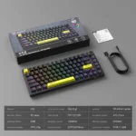 ONIKUMA G52 82 Keys RGB Wired Mechanical Keyboard - Image 6