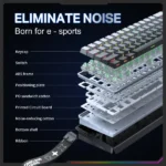 ONIKUMA G69 RGB Wired Magnetic Switch Gaming Keyboard - Image 4