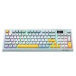 ONIKUMA G80 94 Keys Tri-Mode Wireless Membrane Keyboard with LCD Screen & Multifunction Knob - Image 3