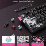 ONIKUMA MT706 RGB Tri-Mode Wireless Mechanical Keyboard - Image 10